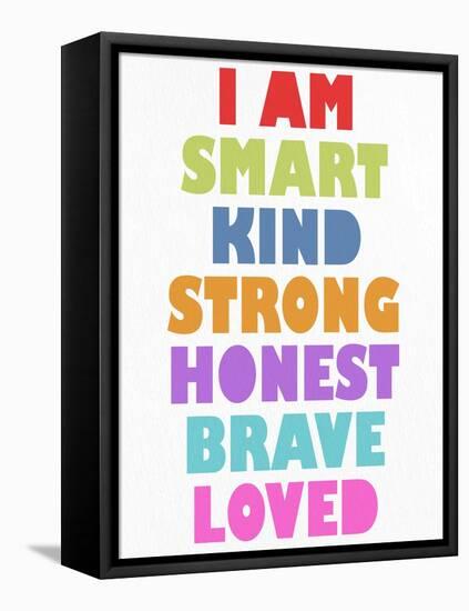 I Am Smart 2-Ann Bailey-Framed Stretched Canvas