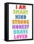 I Am Smart 2-Ann Bailey-Framed Stretched Canvas