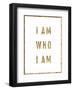 I Am Who I Am Copy-Brett Wilson-Framed Art Print