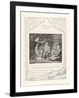 I Am Young and Ye are Very Old Wherefore I Was Afraid, 1825-William Blake-Framed Giclee Print