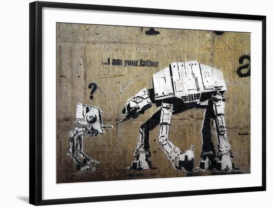 I am your father-Banksy-Framed Giclee Print