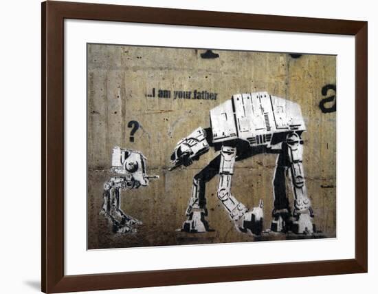 I am your father-Banksy-Framed Giclee Print