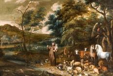 Saint Francis with the Animals-Willem van, I and Hondt, Lambert de, I Herp-Stretched Canvas