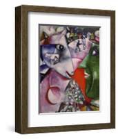 I and the Village, 1911-Marc Chagall-Framed Art Print