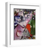 I and the Village, 1911-Marc Chagall-Framed Art Print