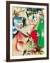 I and the Village, c.1911-Marc Chagall-Framed Art Print