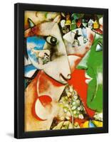 I and the Village, c.1911-Marc Chagall-Lamina Framed Art Print