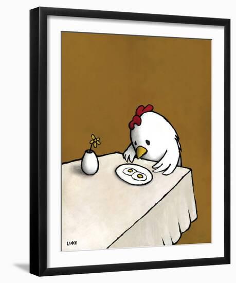 I Asked For Scrambled-Luke Chueh-Framed Art Print