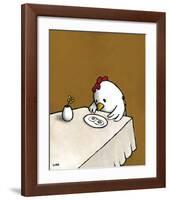 I Asked For Scrambled-Luke Chueh-Framed Art Print