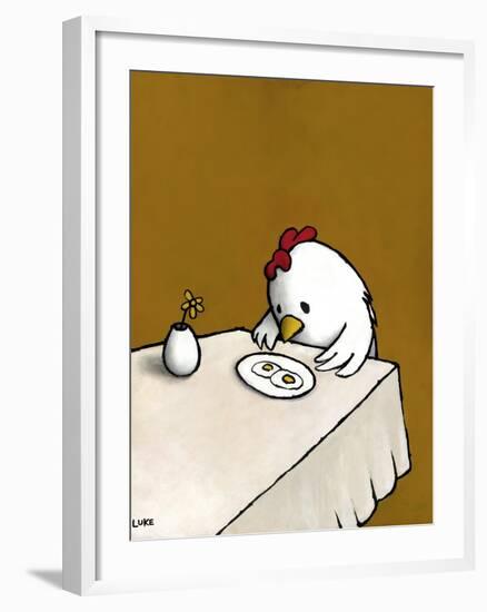 I Asked for Scrambled-Luke Chueh-Framed Art Print