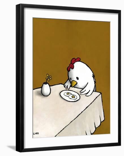 I Asked for Scrambled-Luke Chueh-Framed Art Print