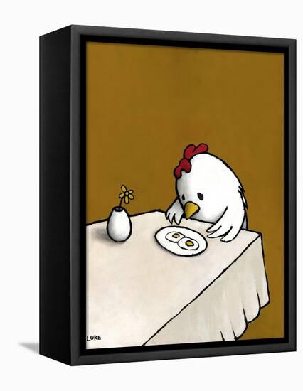 I Asked for Scrambled-Luke Chueh-Framed Stretched Canvas