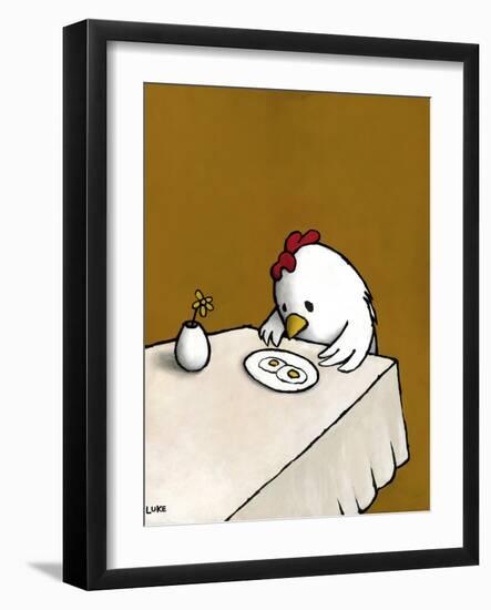 I Asked for Scrambled-Luke Chueh-Framed Art Print