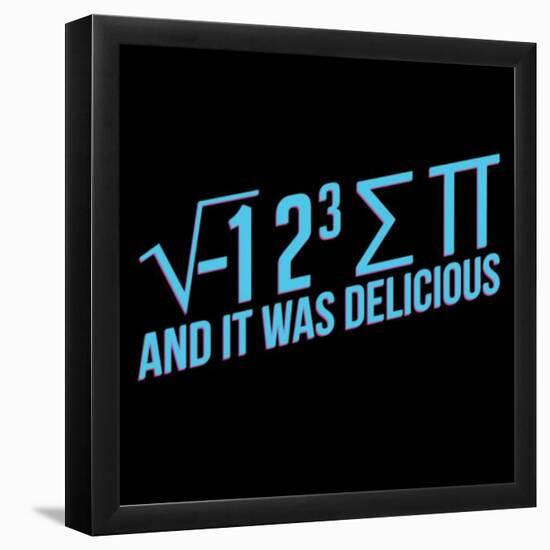 I ate some pi-IFLScience-Framed Poster