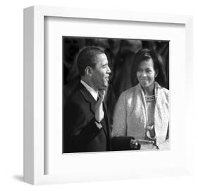 I, Barack Hussein Obama...-Celebrity Photography-Framed Art Print