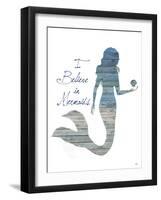 I Believe in Mermaids-Julie DeRice-Framed Art Print