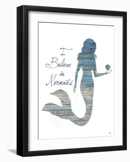 I Believe in Mermaids-Julie DeRice-Framed Art Print