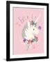 I Believe in You on Pink-Heather Rosas-Framed Art Print