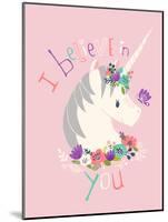 I Believe in You on Pink-Heather Rosas-Mounted Art Print