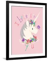 I Believe in You on Pink-Heather Rosas-Framed Art Print