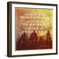 I Believe Main-Vintage Skies-Framed Giclee Print