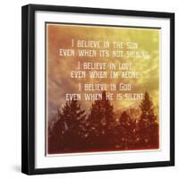 I Believe Main-Vintage Skies-Framed Giclee Print