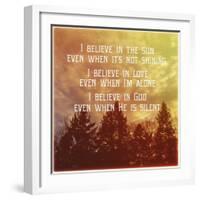 I Believe Main-Vintage Skies-Framed Giclee Print