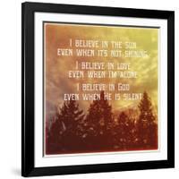 I Believe Main-Vintage Skies-Framed Giclee Print