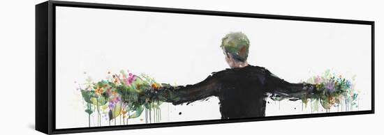 I Brought You Flowers Everyday-Agnes Cecile-Framed Stretched Canvas