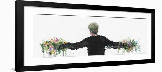 I Brought You Flowers Everyday-Agnes Cecile-Framed Premium Giclee Print