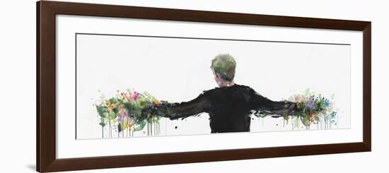 I Brought You Flowers Everyday-Agnes Cecile-Framed Art Print