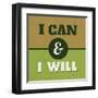 I Can and I Will 1-Lorand Okos-Framed Art Print