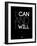 I Can and I Will 1-NaxArt-Framed Art Print