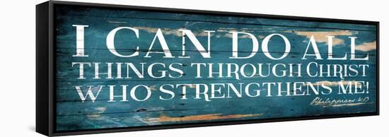 I Can Do All-Jace Grey-Framed Stretched Canvas