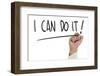 I Can Do it !-airdone-Framed Photographic Print