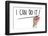 I Can Do it !-airdone-Framed Photographic Print