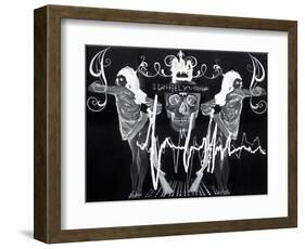 I Can Feel You Right Now-Colourblind Suicide-Framed Art Print