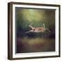 I Can Fly White Tailed Fawn-Jai Johnson-Framed Giclee Print