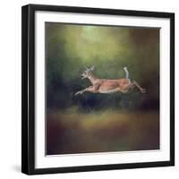 I Can Fly White Tailed Fawn-Jai Johnson-Framed Giclee Print