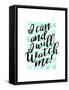 I Can & I Will-Joan Coleman-Framed Stretched Canvas