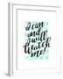 I Can & I Will-Joan Coleman-Framed Art Print