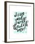 I Can & I Will-Joan Coleman-Framed Art Print