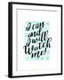 I Can & I Will-Joan Coleman-Framed Art Print