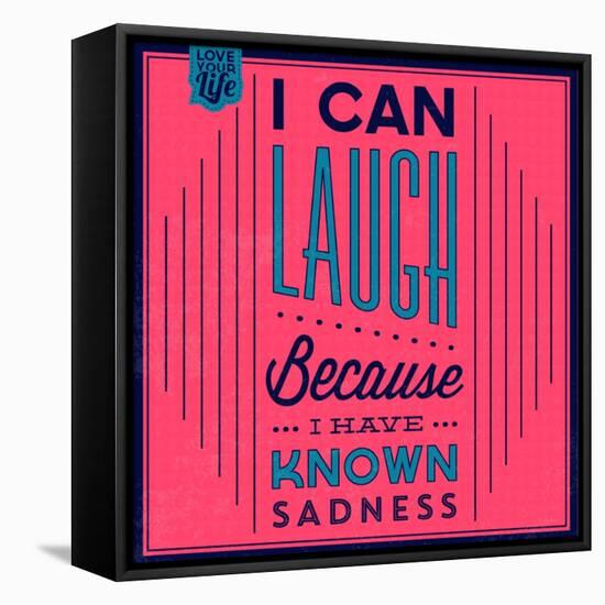 I Can Laugh 1-Lorand Okos-Framed Stretched Canvas