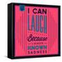 I Can Laugh 1-Lorand Okos-Framed Stretched Canvas