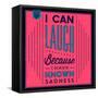 I Can Laugh 1-Lorand Okos-Framed Stretched Canvas