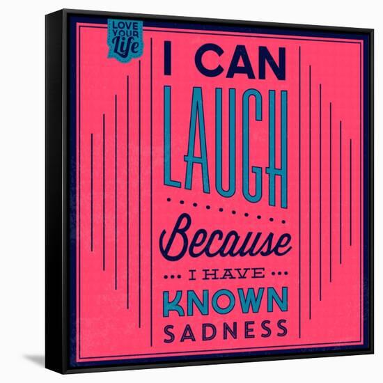 I Can Laugh 1-Lorand Okos-Framed Stretched Canvas