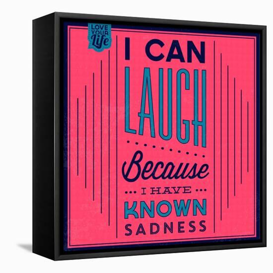 I Can Laugh 1-Lorand Okos-Framed Stretched Canvas