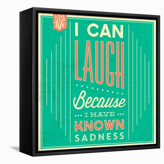 I Can Laugh-Lorand Okos-Framed Stretched Canvas