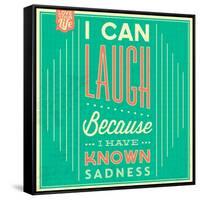 I Can Laugh-Lorand Okos-Framed Stretched Canvas